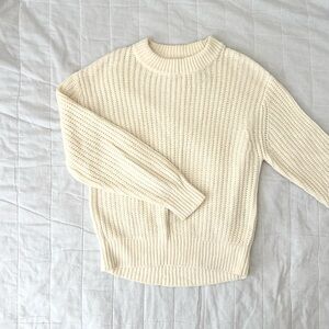 Aritzia Wilfred Cream Knit Women's Sweater